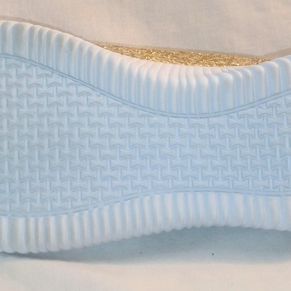 Women's Forever Golden Glitter Sparkly Lightweight Tennis Sneakers Shoes Size 11 - Picture 12 of 12